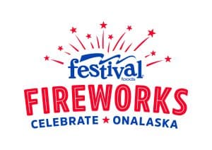 festival foods fireworks celebrate onalaska logo