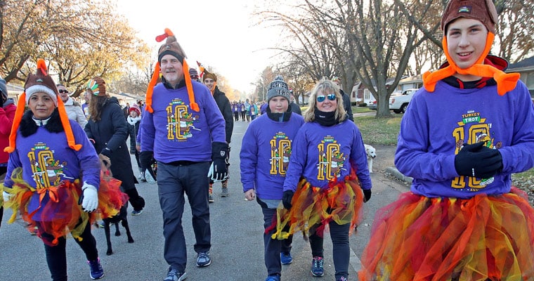 Guests at Turkey Trot